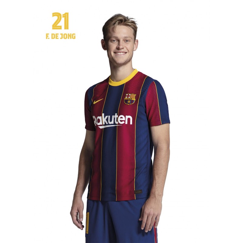 Comprar Postal Fc Barcelona 2020/2021 de Jong Busto